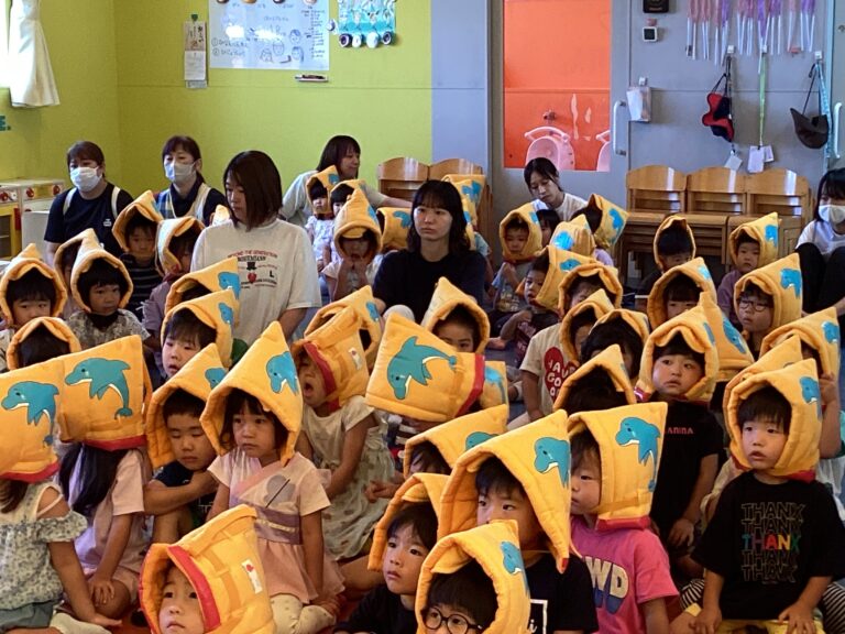 9月避難訓練（火災・非常食体験）